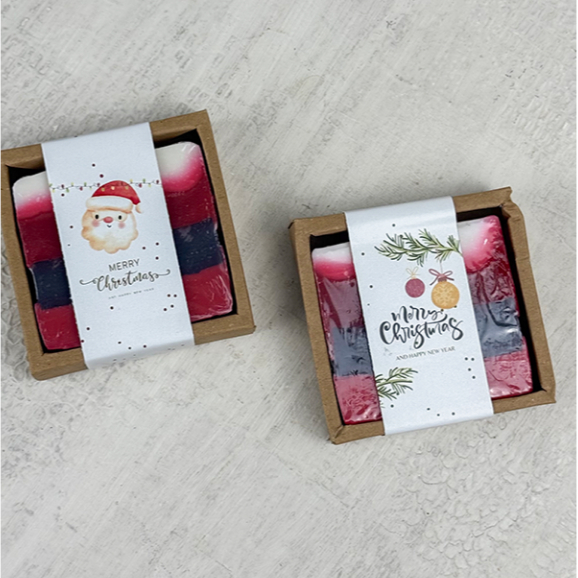 Christmas Edition Natural Soap Bar | Sabun Natural Edisi Natal | Merry Christmas Gift | Hampers Nata
