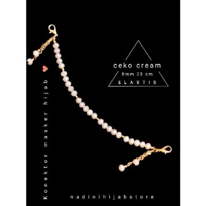 Pengait masker/ pengait masker mutiara/konekgor hijab
