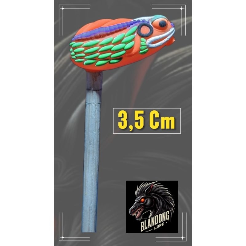 Molding / Cetakan Soft Frog 3D Ukuran 3,5 Cm