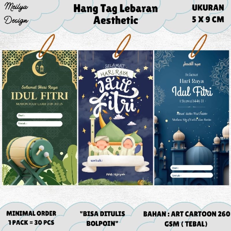

Hang Tag Idul Fitri | Hang Tag Lebaran Idul Fitri | Hang Tag Aesthetic | Hang Tag Custom | Hang Tag Simple | Hang Tag Elegan | Hang Tag Souvenir | Hang Tag Parsel | Hang Tag Hari Raya | Hang Tag Idul Fitri 2025 | Label Baju | Label Kekinian | Meilya Store