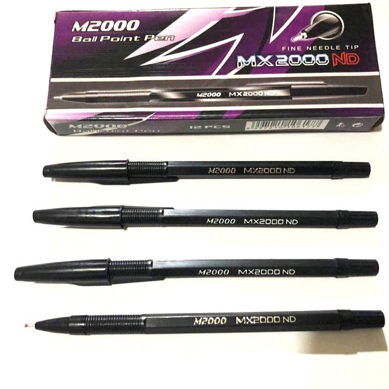 

Promo Pelanggan Baru 1 Box Isi 12Pcs Pulpen MX2ND Tinta Hitam Bolpoin Pen Pulpen Balpoint