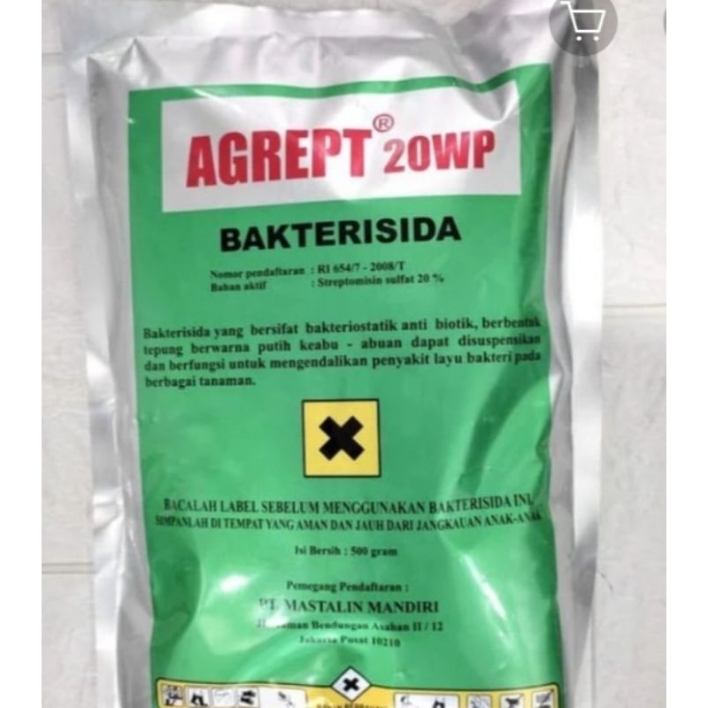 Bakterisida agrept 20 wp