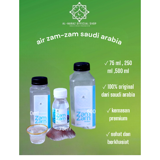 

Air zam-zam asli 100% 500ml 250ml Zam Zam Water Original Oleh Oleh Haji Umrah