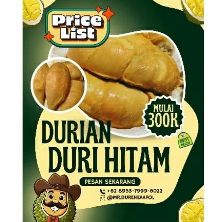 

Durian Duri Hitam - Mr. Durenakpol