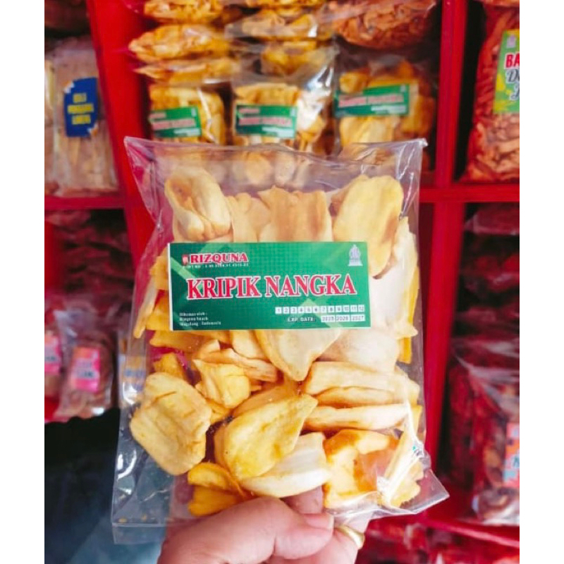 

aneka cemilan keripik enak murah keripik nangka, bayam, salak, pare, stik bawang