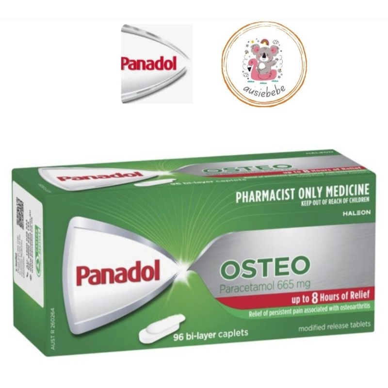 Panadol Osteo Pain Relief 665mg Caplets 96 - Paracetamol (S3)