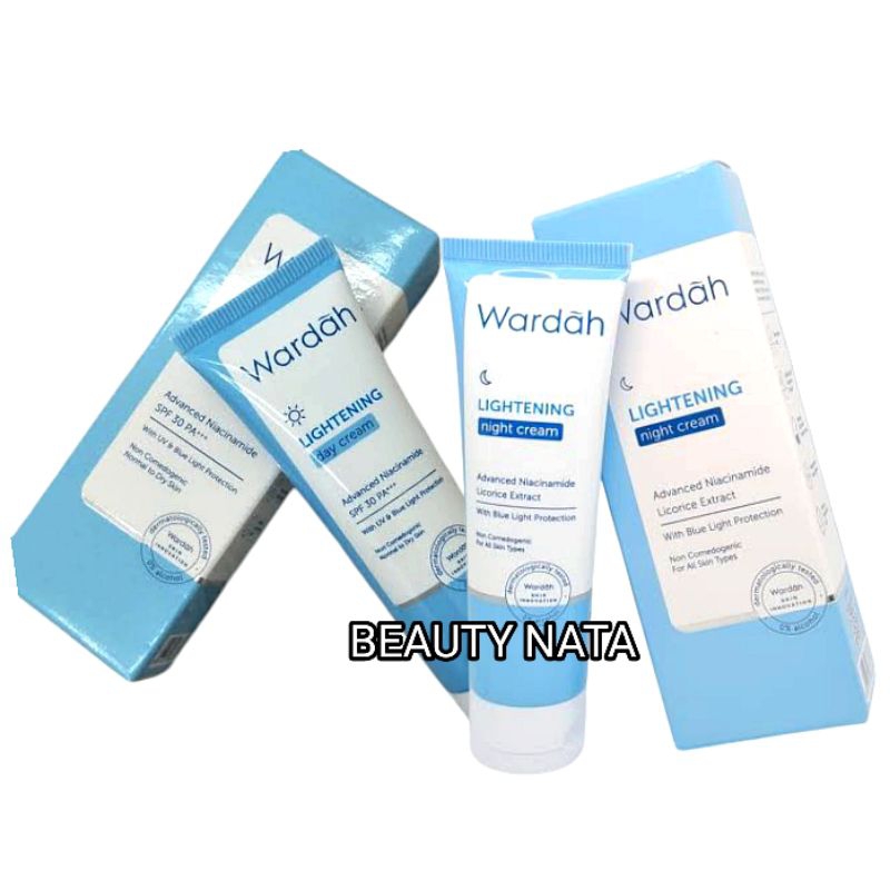 Paket Wardah Lightening Pelembab Siang dan Malam 20gr Original/Termurah/Terlaris