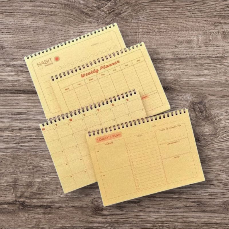 

Habits Plan-Weekly Planner-Buku rencana kegiatan-To do list-Buku perencanaan-Kedai Kertas Habit Tracker Weekly Planner