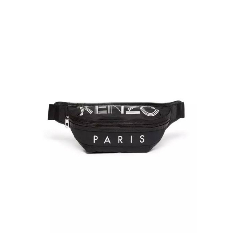 KENZO BUMBAG LARGE BLACK ORIGINAL