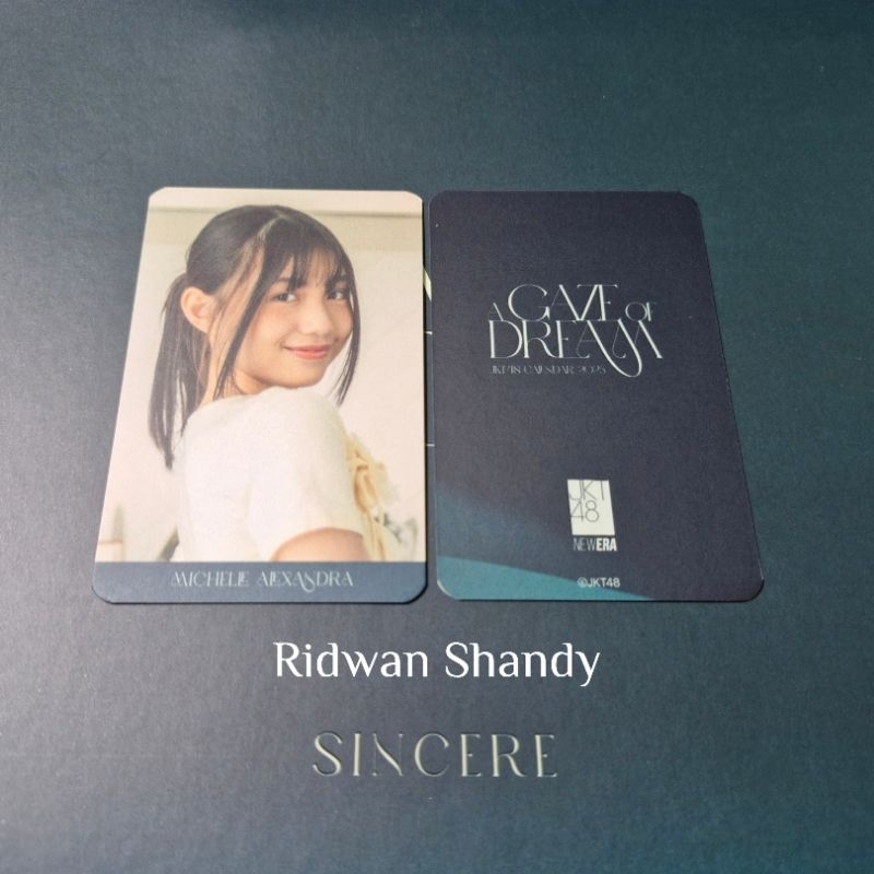 Photocard (PC) Kalender 2025 JKT48 - A GAZE OF DREAM - Michie - Michelle Alexandra