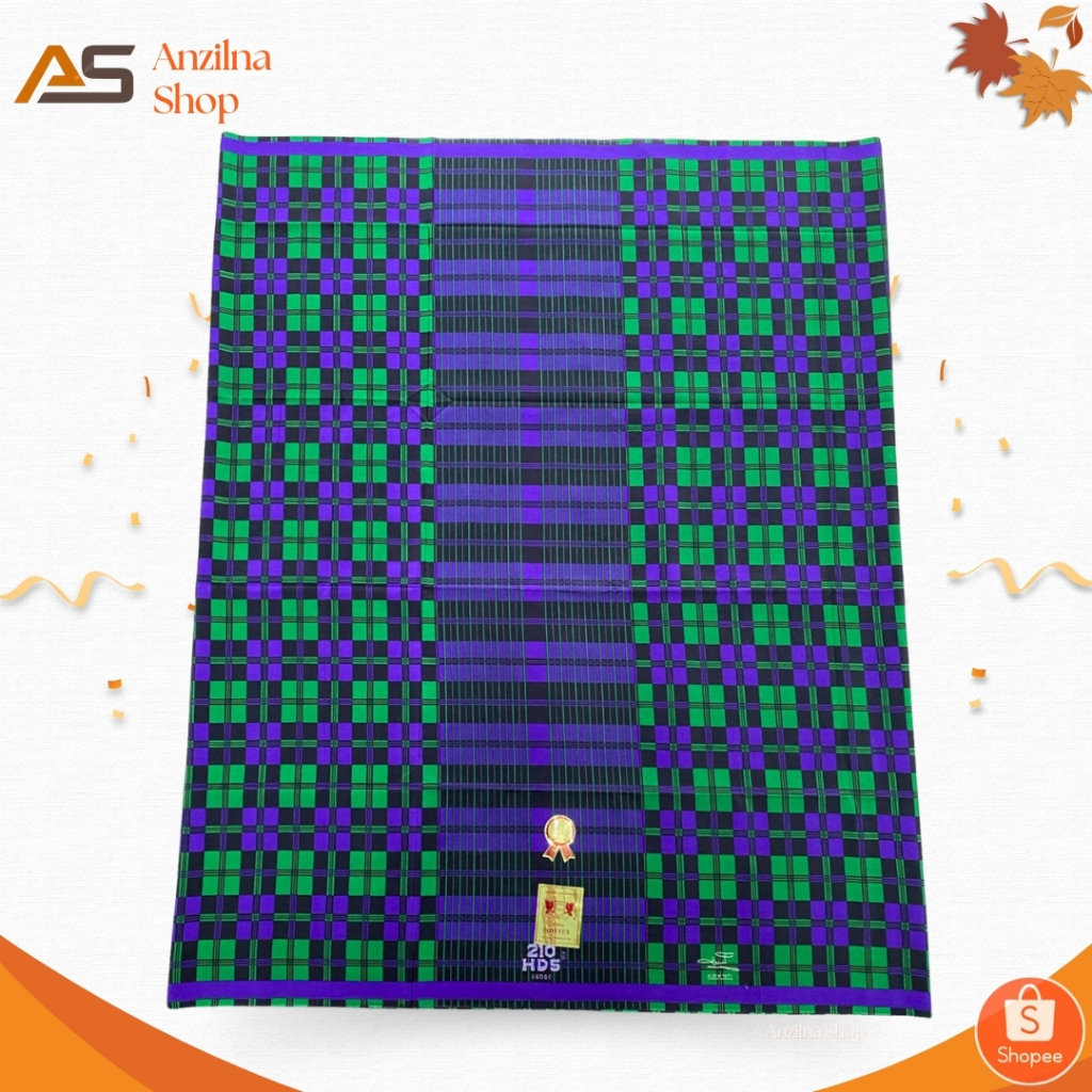 sarung motif BHS kotak jadoel merek HDS-sarung samarinda-sarung santri-sarung sholat/sarung hmm