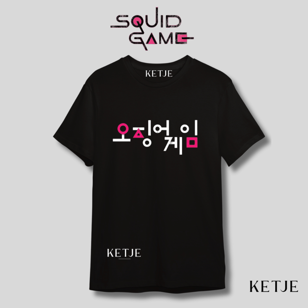 Kaos Baju Korea Kdrama Squid Game Logo / Kaos Baju Squid Game Lee Jung Jae Lee Byung Hun Wi Ha Joon 