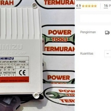 

Control Box SHIMIZU SPG-07 226K 0.25 HP Submersible Pompa Celup 2" 1/4