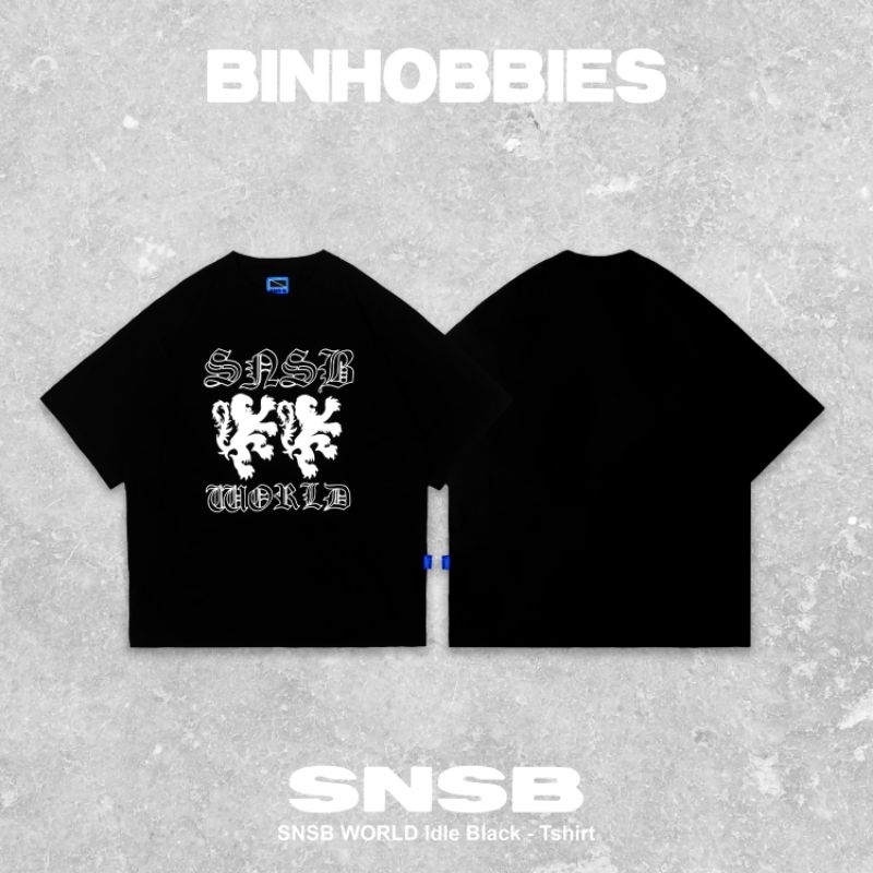 SNSB WORLD SORRYNOTSORRYB Idle Black Tshirt ORIGINAL