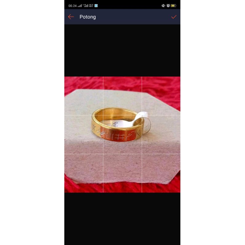 Cincin titanium Rajah Sulaiman Best seller