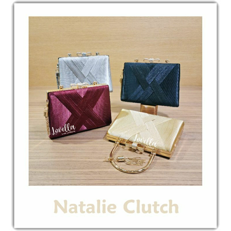 • LOVELLA • NATALIE CLUTCH - Tas Pesta - Clutch Pesta - Tas Pesta Import Elegan - Tas Pesta Wanita -