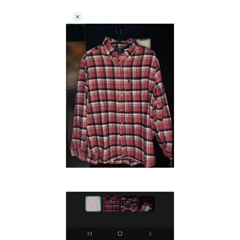 Kangol flannel shirt 55x73cm kemeja flanel kotak vintage original