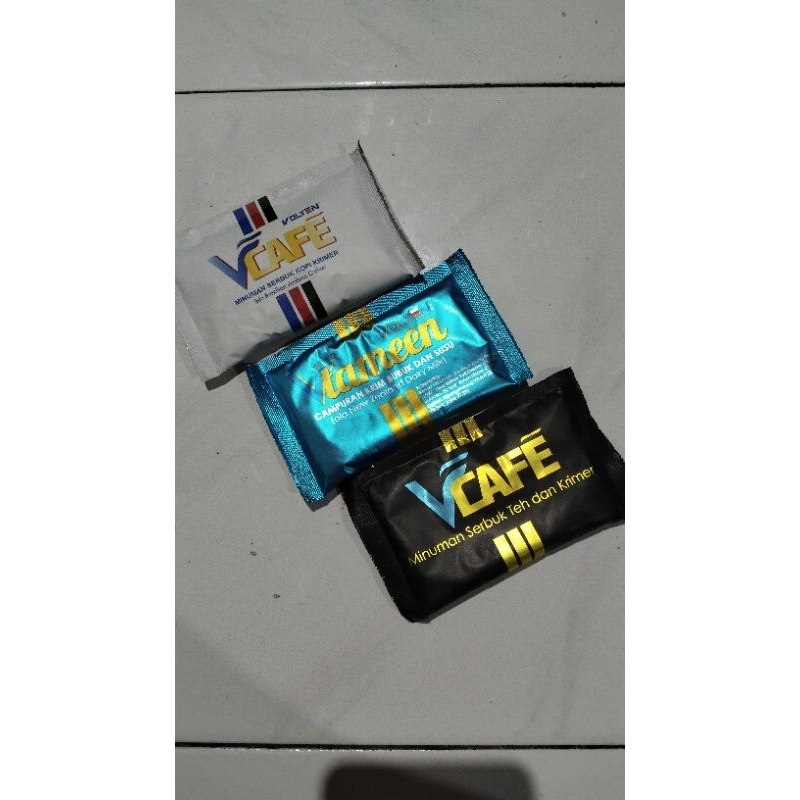 vtameen/vcafe kopi/vcafe teh plus jahe hitam sachet