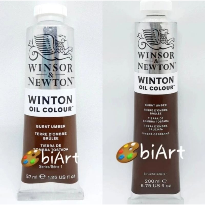 

Cat Minyak Winton Oil Colour 200ml / 37ml Burnt Umber Winsor & Newton