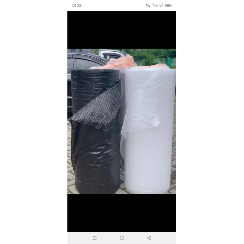 

extra bubble warp untuk tambahan packing