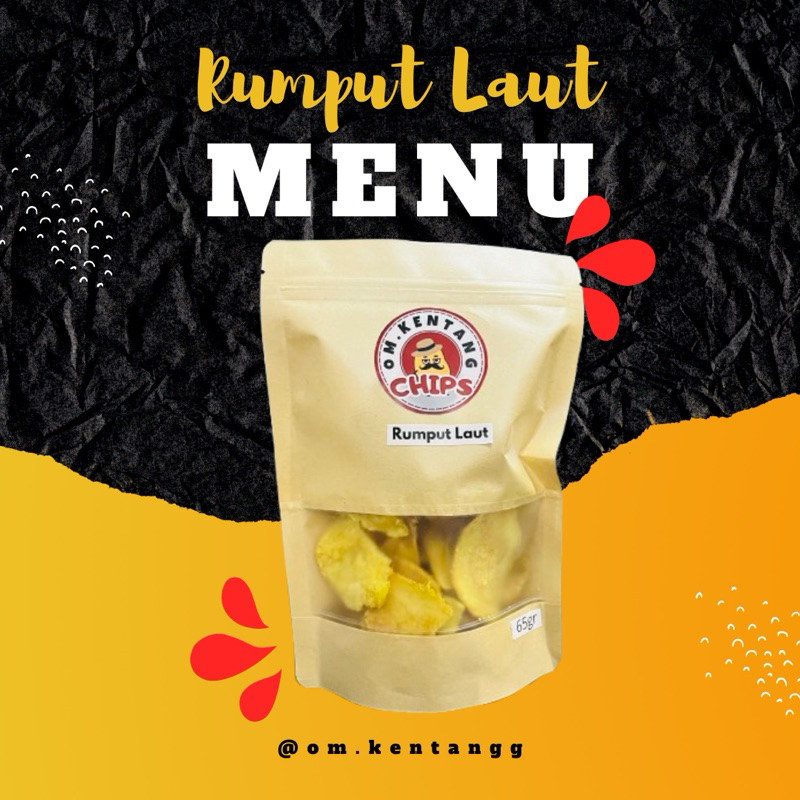 

Om Kentang Rumput Laut ( 65gr & 100gr )