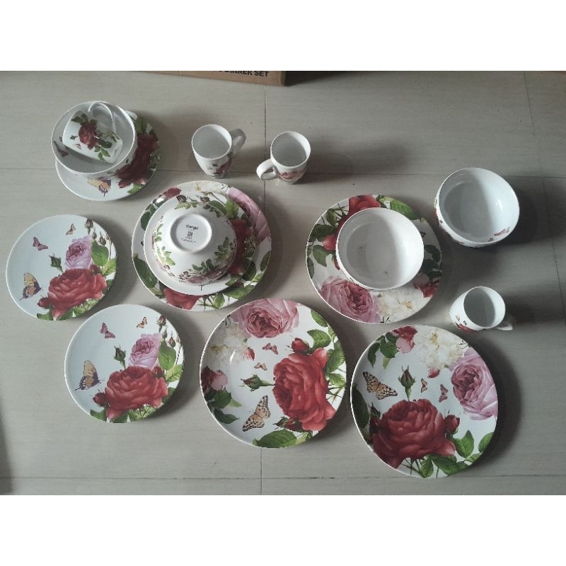 Dinner Set Sango Type Becca isi 16 pcs/set