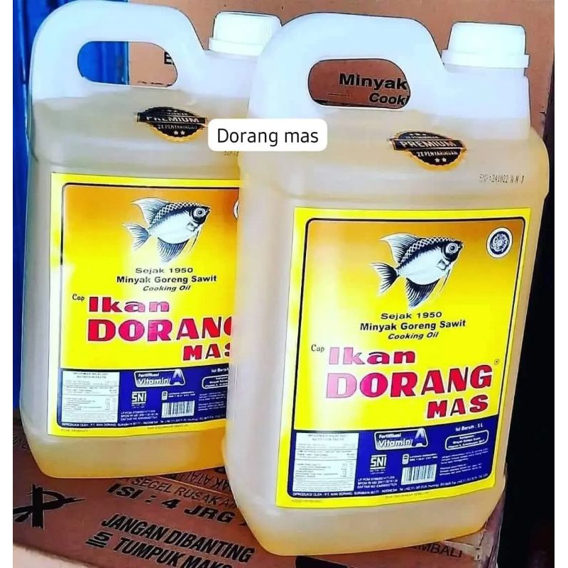 

Minyak Goreng Dorang Mas 5 Liter