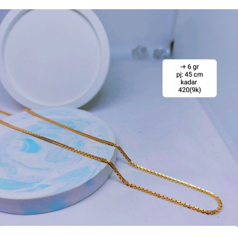 kalung emas model Italy Santa