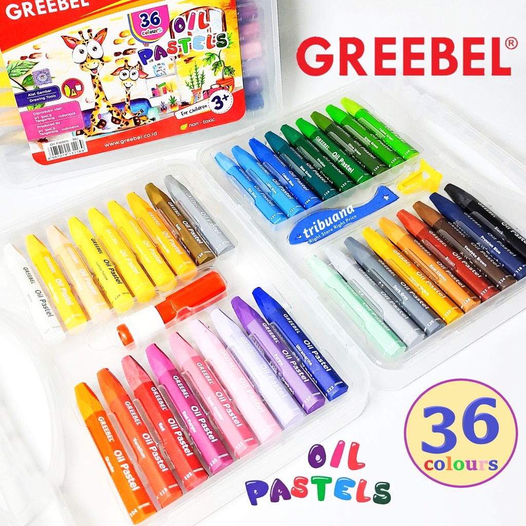 

Greebel Crayon 12/18/24/36/48 Warna
