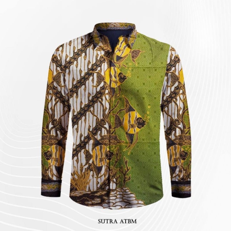 Batik Andini | Sutra ATBM Kemeja Batik Pria Lengan Panjang
