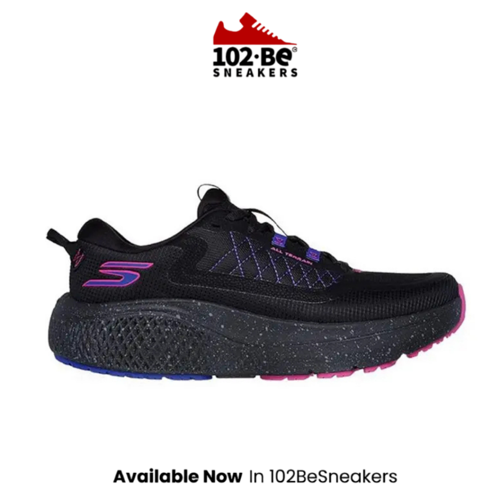 Sepatu Running Skechers GO RUN Supersonic Max Women's Running Shoes - Black Original