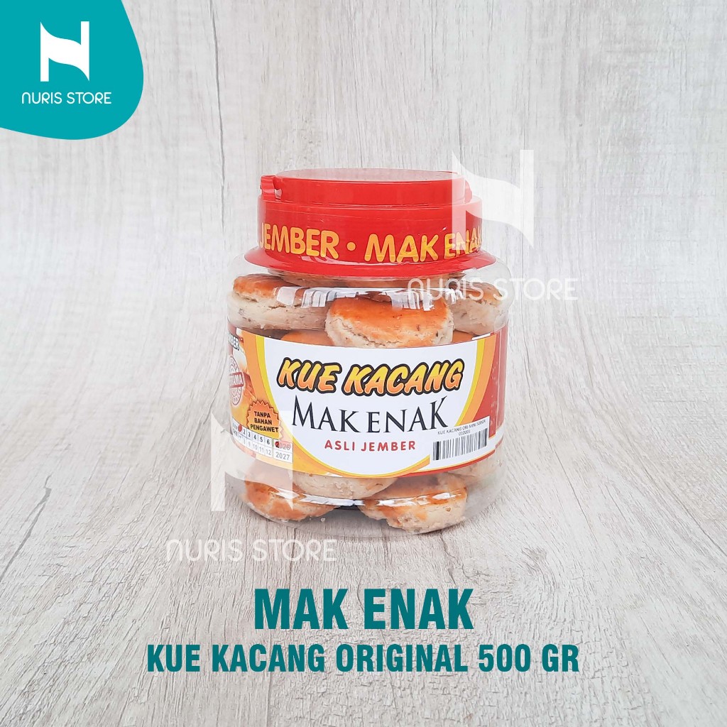 

Mak Enak Kue Kacang Original & Cokelat 500gr Asli Jember