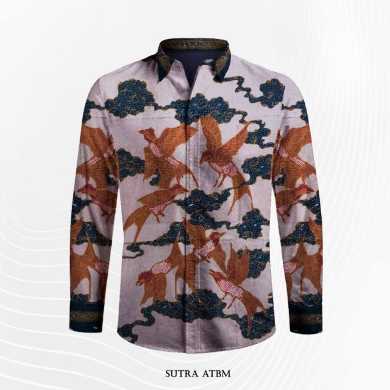 Batik Andini | Kain Kemeja Batik Tulis Bahan Sutra ATBM Baron