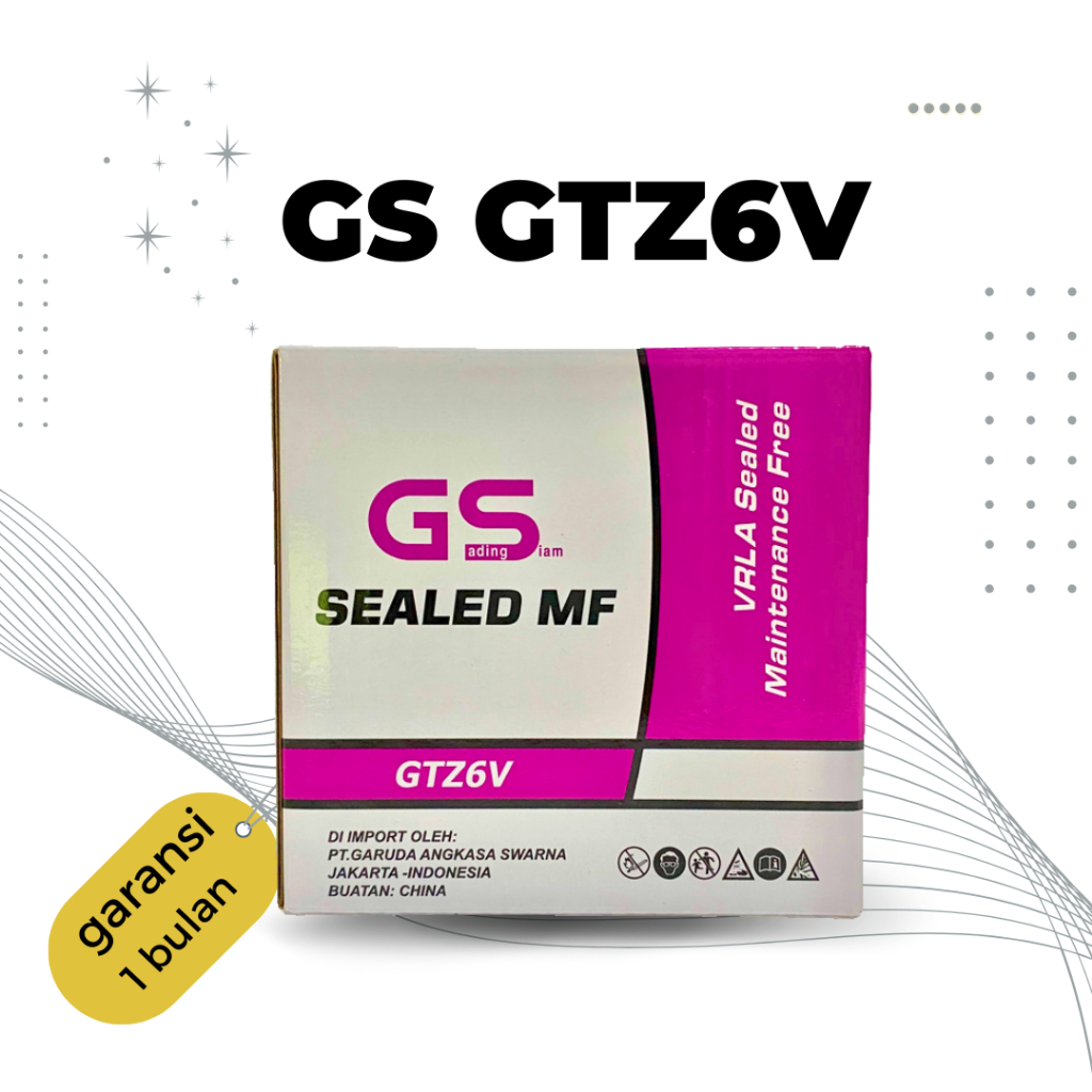 Aki Motor Yamaha Freego S Version GTZ6V GS Accu Kering MF