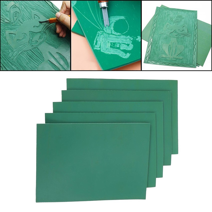 

H7Y Karet Lino Cut V-Tec A4 / A3 Linoleum Karet Lino Cukil