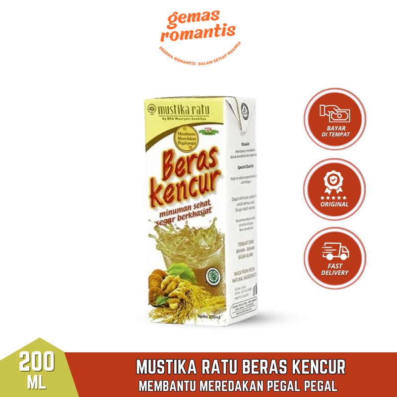 

Mustika Ratu Jamu Beras Kencur 200 ML