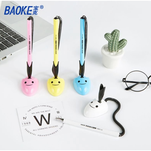

BALLPOINT GEL PEN BAOKE DESK TOP TB897 0.5mm HITAM / BALLPOINT MEJA / ALAT TULIS KANTOR / ALA TULIS SEKOLAH