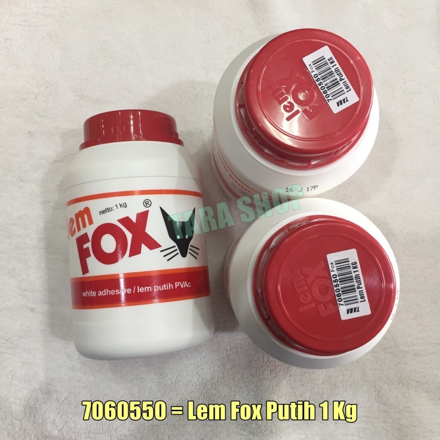 

LEM PUTIH 1 KG MERK FOX - 7060550