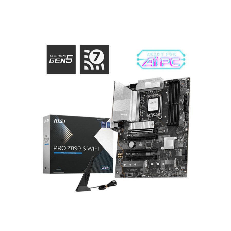 Motherboard MSI PRO Z890-S WIFI (LGA1851, Z890, DDR5, USB3.2, SATA3)