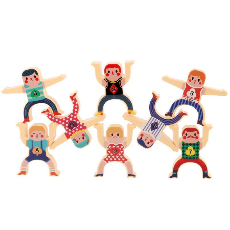 NEW Mainan anak STACKING BLOCK Mainan Domino/ Stacking Block orang/ Domino Game Mainan Stacko Balok
