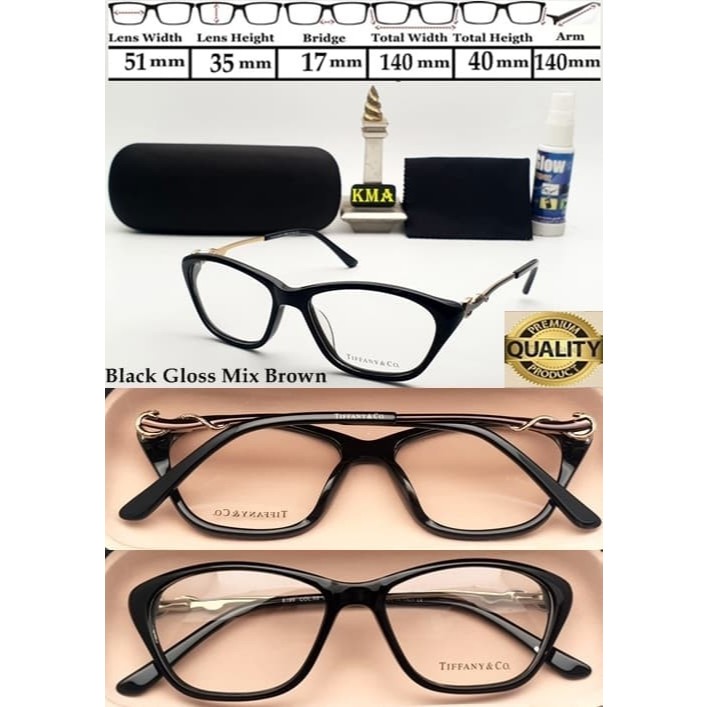 kacamata minus TIFFANY & Co frame kacamata cat eye minus premium 3