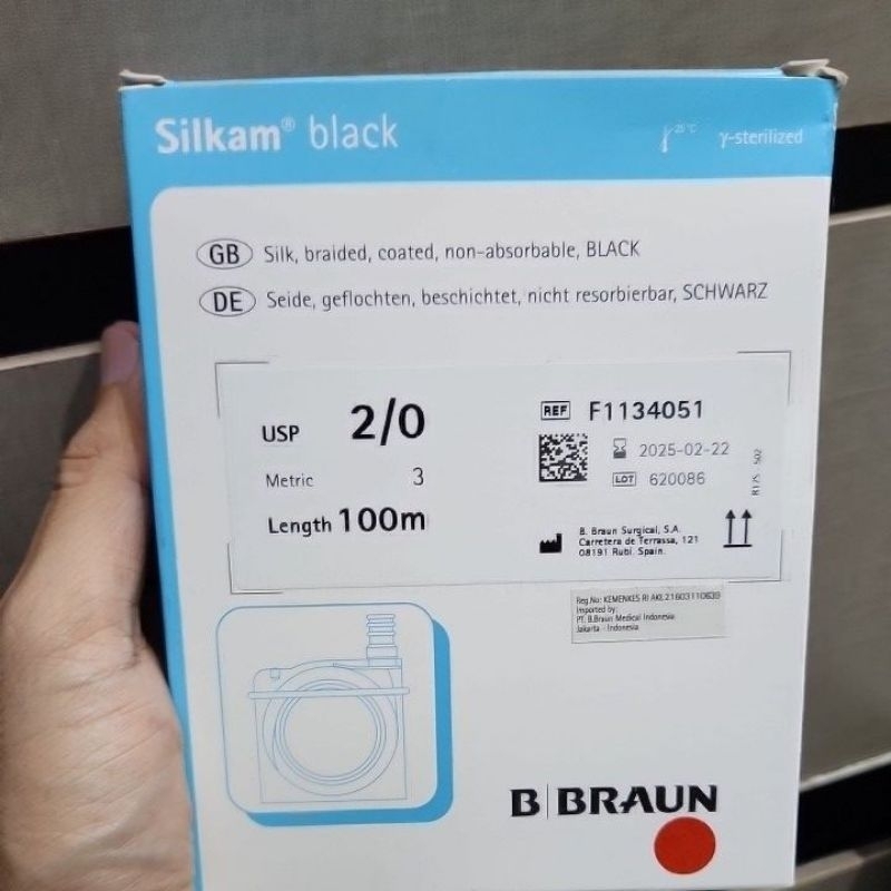 Silkam 2/0 Roll B-Braun (Silk 2/0 Roll)