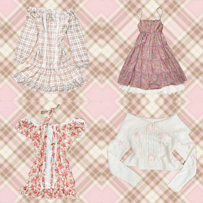 liz lisa dress top coquette dollete fairycore princess himekaji jirai mori kei himegyaru vintage jap