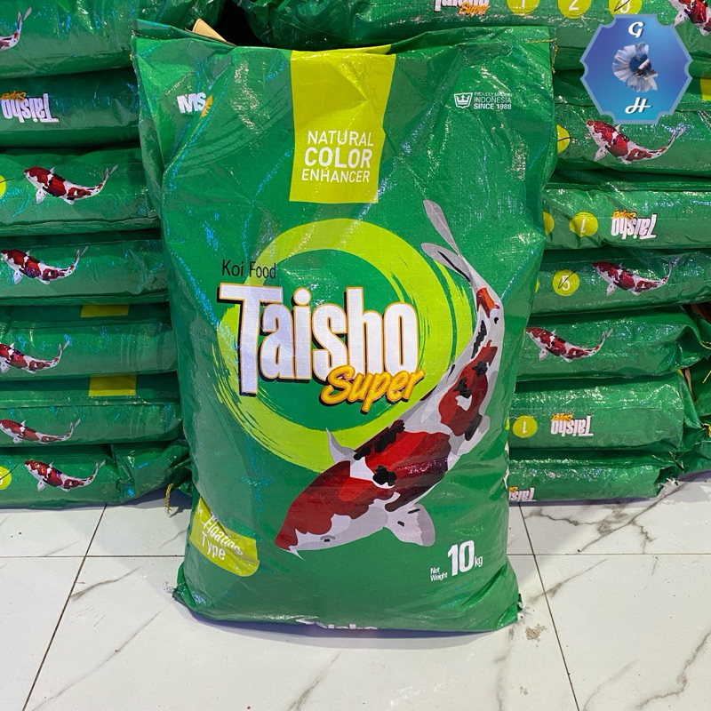 TAISHO 1/2/5 MM PELET HIJAU - PELET KARUNGAN - PAKAN IKAN KOI