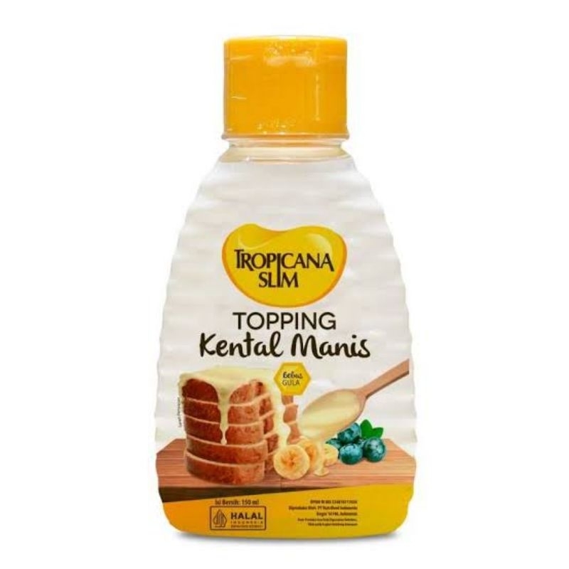 

Tropicana Slim Toping Kental Manis Free Sugar 150ml