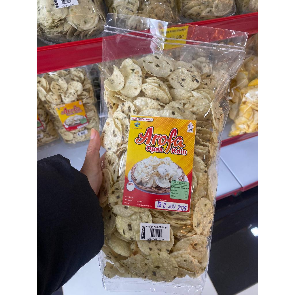 

Arofa Opak koin matang oleh oleh Khas Dieng Jajanan Khas Dieng