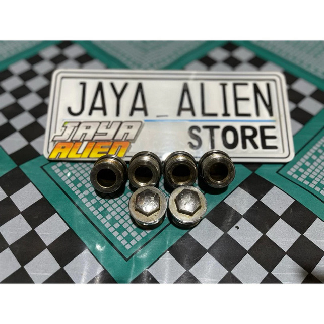 Tutup Sekok Shockbreaker Depan Set Include Seal O Ring Motor Tiger Megapro CB150r Verza Original
