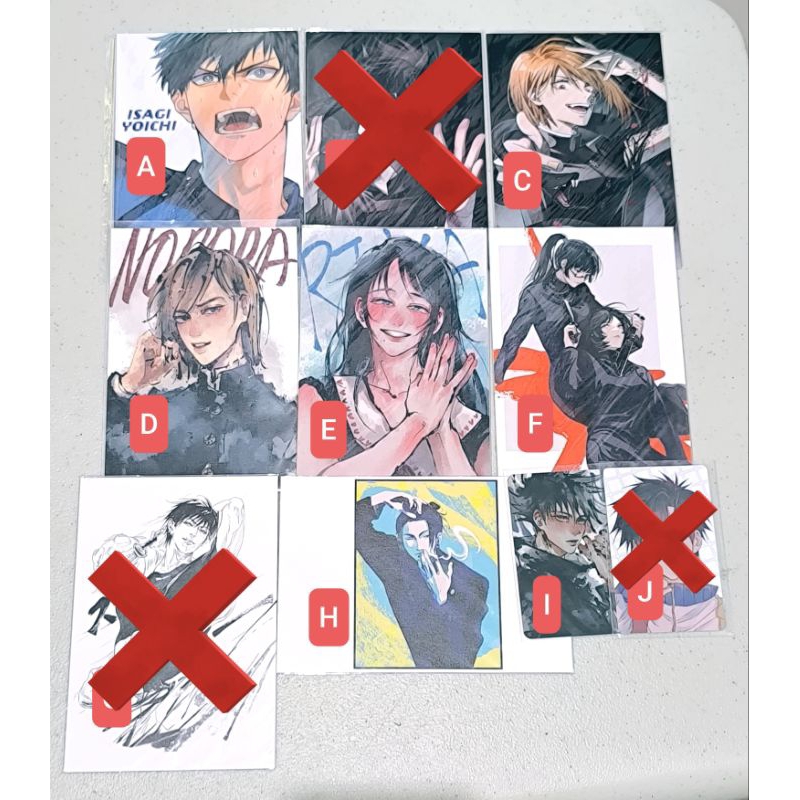 Pekertasan Fanmerch JJK & Blue Lock by Various Artist (NAMA ARTIST ADA DI DESKRIPSI)