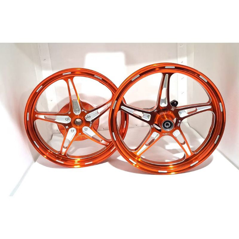 Velg VND Racing Bintang Laut Aerox 155/ All New Aerox 155 ukuran 185x14 & 215x14 velg vnd