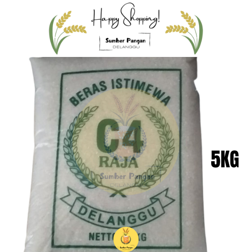 

Beras Istimewa C4 Hijau Asli Delanggu 5KG